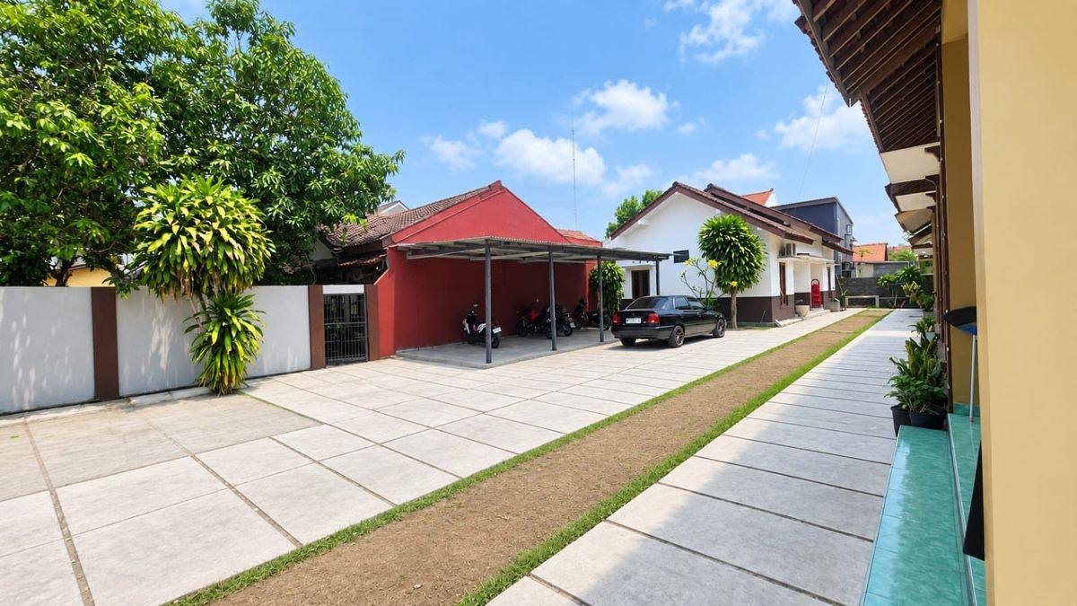 Paviliun Kadisoka — halaman parkir